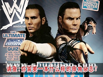 参与网络调查赢WWE杂志