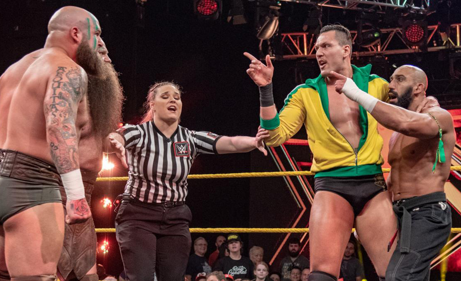 宝城海里对阵比安卡·贝莱尔，引发大混战！《WWE NXT 2019.04.04》