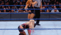 WWE2018男女混合双打赛：黑羊&阿莱克萨VS萨米·扎恩&贝基·林奇