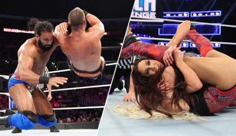 WWE2018男女混合双打赛第二季：拉娜搞笑模仿罗恩尬舞！