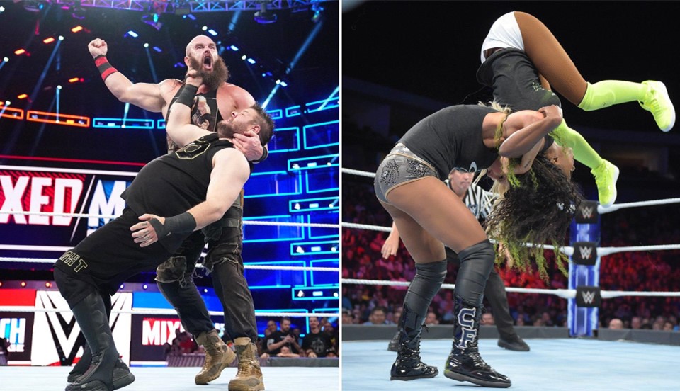 WWE2018男女混合双打赛第二季：黑羊搭档沐恩，AJ联手女王！