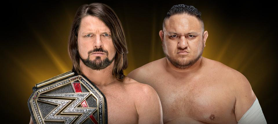 《WWE Crown Jewel 2018》AJ·斯泰尔斯对阵萨摩亚·乔谁将获胜？