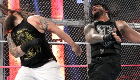 WWE地狱牢笼2015：罗曼·雷恩斯VS布雷·怀亚特！
