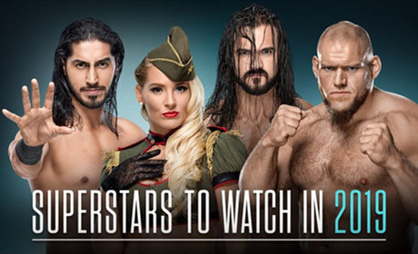 WWE官方公布2019年值得关注的明星选手名单！内有大惊喜！