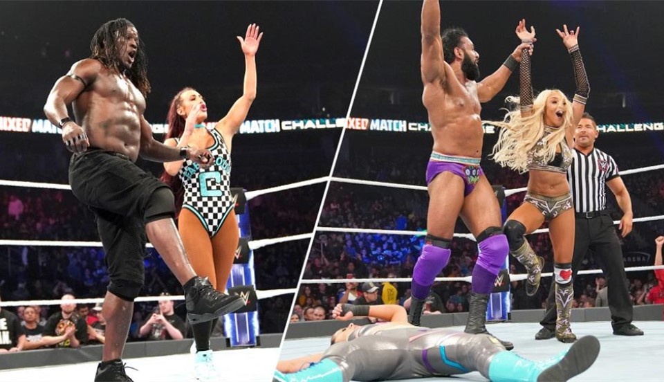 WWE2018男女混合双打赛第二季：惹众怒？马哈尔暴打阿波罗！