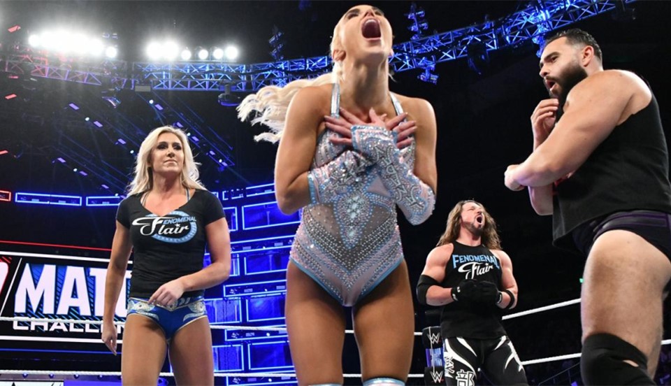 WWE2018男女混合双打赛第二季：夏洛特激战鲁瑟夫！