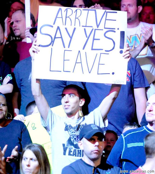 RAW粉丝现场标语大荟萃牌(2014.04.29) RAW粉丝现场标语大荟萃牌(2014.04.29)