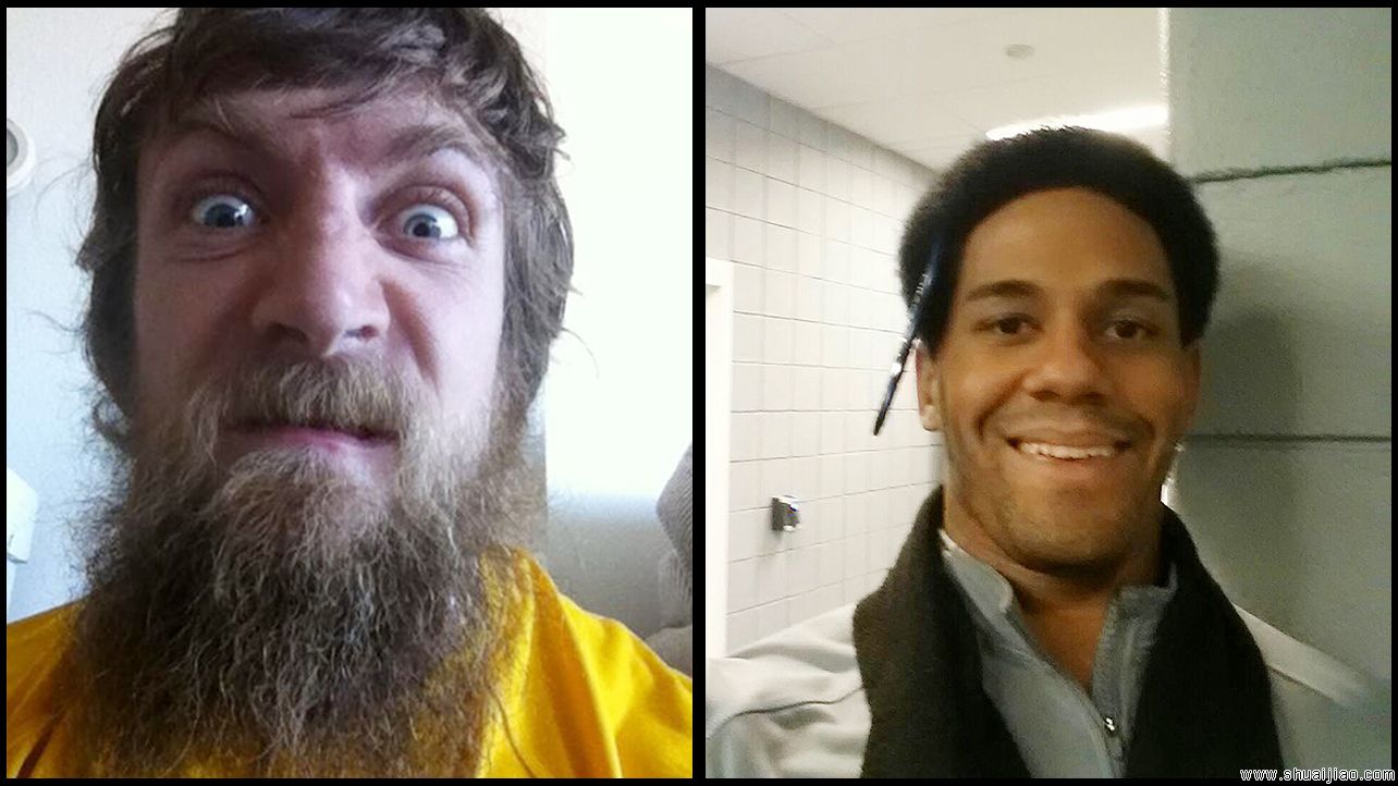 WWE男选手吊炸天的自拍系列