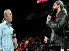 布雷特·哈特在蒙特利尔遇到达米安·桑道《RAW 2014.07.08》