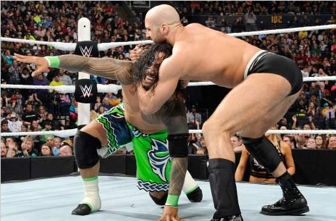 乌索兄弟对阵泰森·基德以及萨塞罗《RAW2015.02.24》