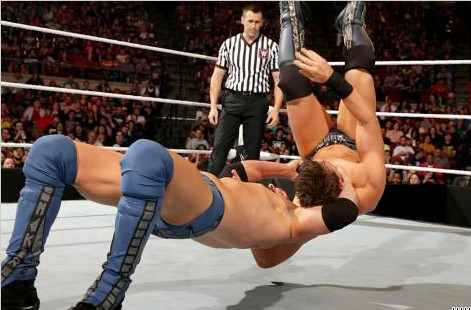 达米安·仙道对阵米兹《RAW 2015.04.07》