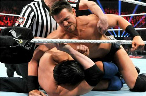 达米安·仙道对阵米兹《RAW 2015.04.14》