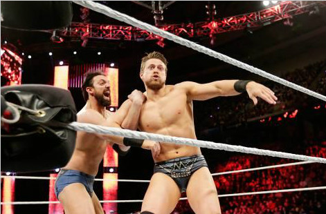 达米安·仙道对阵米兹《RAW 2015.04.21》