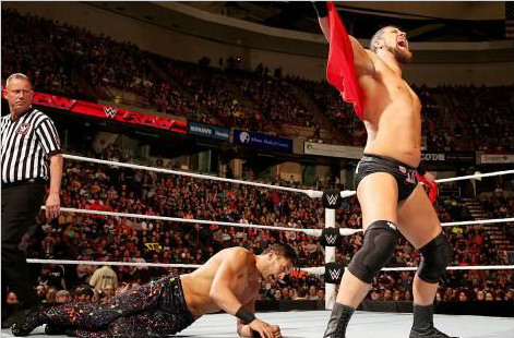 柯蒂斯·阿克塞尔对阵范丹戈《RAW 2015.04.21》