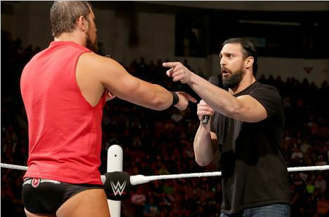 柯蒂斯·阿克塞尔打断达米安·仙道《RAW 2015.04.28》