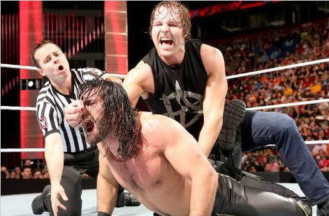 赛斯·罗林斯对阵迪安·安布罗斯《RAW 2015.05.05》