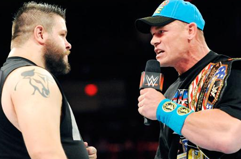 凯文·欧文斯约战约翰·塞纳《RAW 2015.06.02》