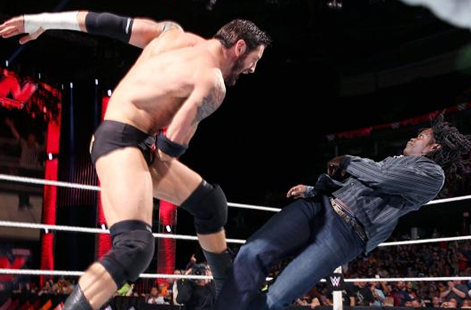 真理罗恩对阵国王巴雷特《WWE RAW 2015.06.16》