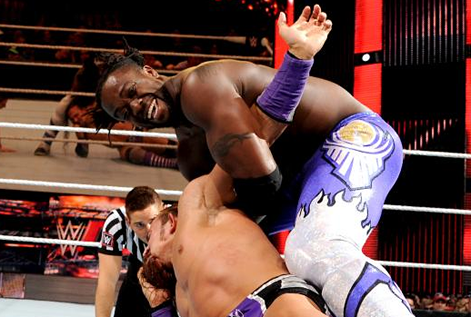 内维尔 vs 科菲·金士顿《WWE RAW 2015.06.23》