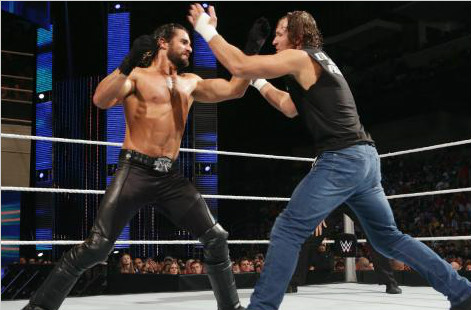 迪安·安布罗斯对阵塞思·罗林斯《WWE SmackDown 2015.06.25》