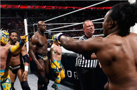 黄金一代&Lucha Dragons vs 新一天 《WWE RAW 2015.06.30》