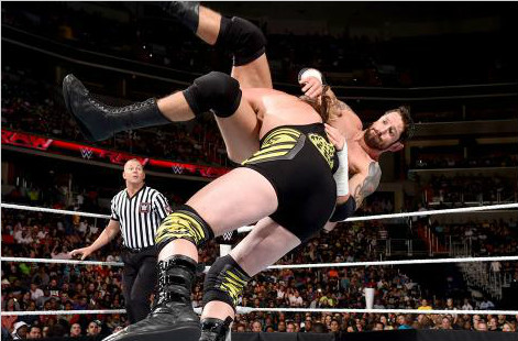 杰克·斯瓦格 vs 巴雷特国王《WWE RAW 2015.06.30》