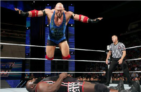 莱贝克对阵马克·亨利《WWE SmackDown 2015.07.03》
