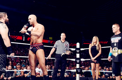 塞纳vs塞萨罗《WWE RAW 2015.07.07》