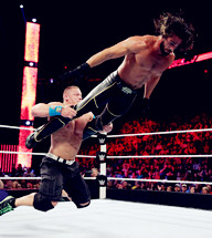 约翰·塞纳对阵赛斯·罗林斯《WWE RAW 2015.07.28》