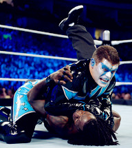 星尘对阵真理·罗恩《WWE SmackDown 2015.07.31》