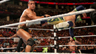墨西哥双龙&内维尔对阵国际联军《WWE RAW 2016.02.16》