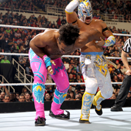 内维尔&墨西哥双龙对阵新一天《WWE RAW 2016.02.23》