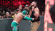 辛卡拉对阵布朗·斯图曼《WWE RAW 2016.09.13》