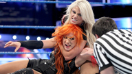 贝基联手好姐妹内奥米对抗阿莱克萨！《WWE SmackDown 2017.02.01》