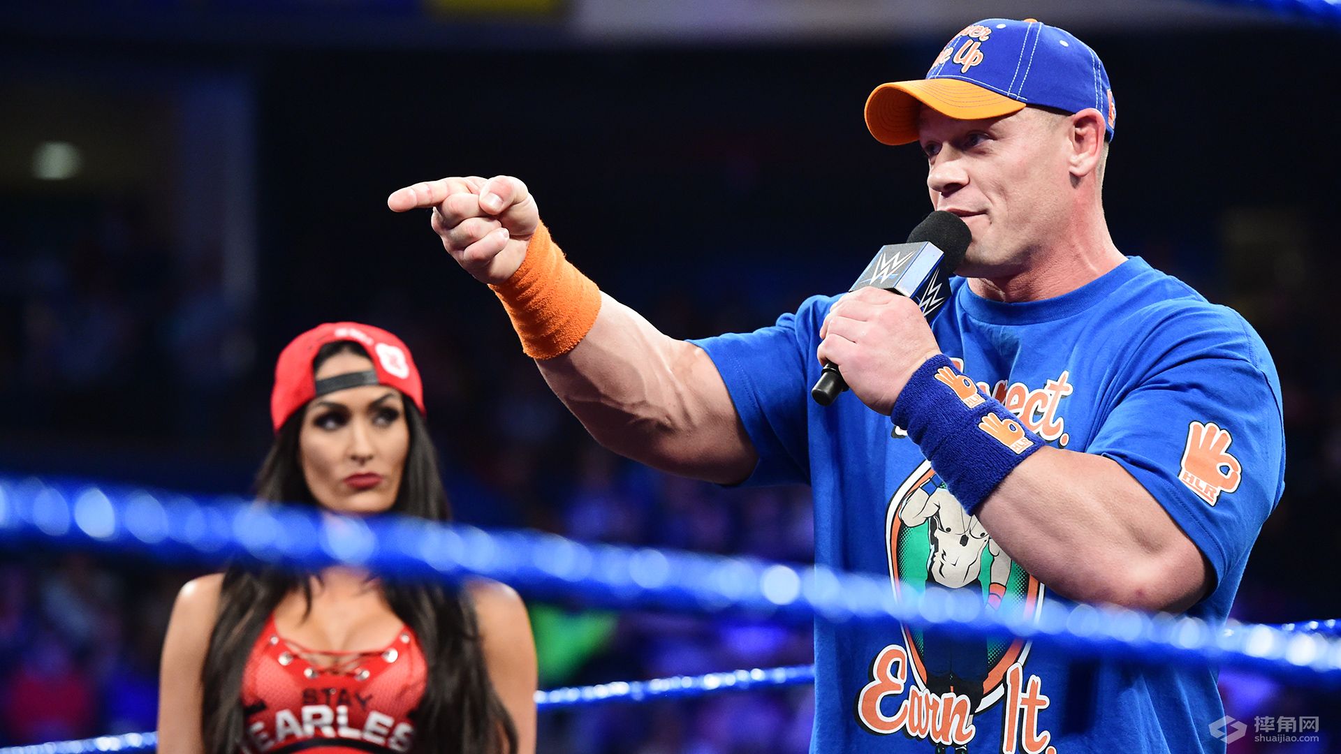 米兹大秀演技,塞纳疯狂叫嚣!《wwe smackdown 2017.03.29》