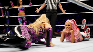 三对三组队赛，莎夏&贝莉&娜塔莉娅对阵暴怒小队！《WWE Evolution 2018》