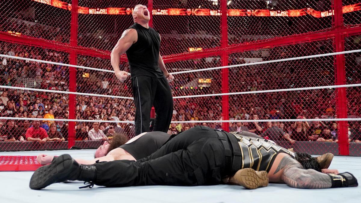 WWE环球冠军赛，罗曼·雷恩斯VS布朗斯图曼！《Hell in a Cell 2018》