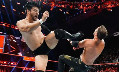 伊丹英雄得偿所愿，离开WWE，两位日本巨星前来与之告别！