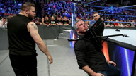 凯文·欧文斯和萨米·扎恩以下犯上，围殴太子爷！《WWE SD 2018.03.14》